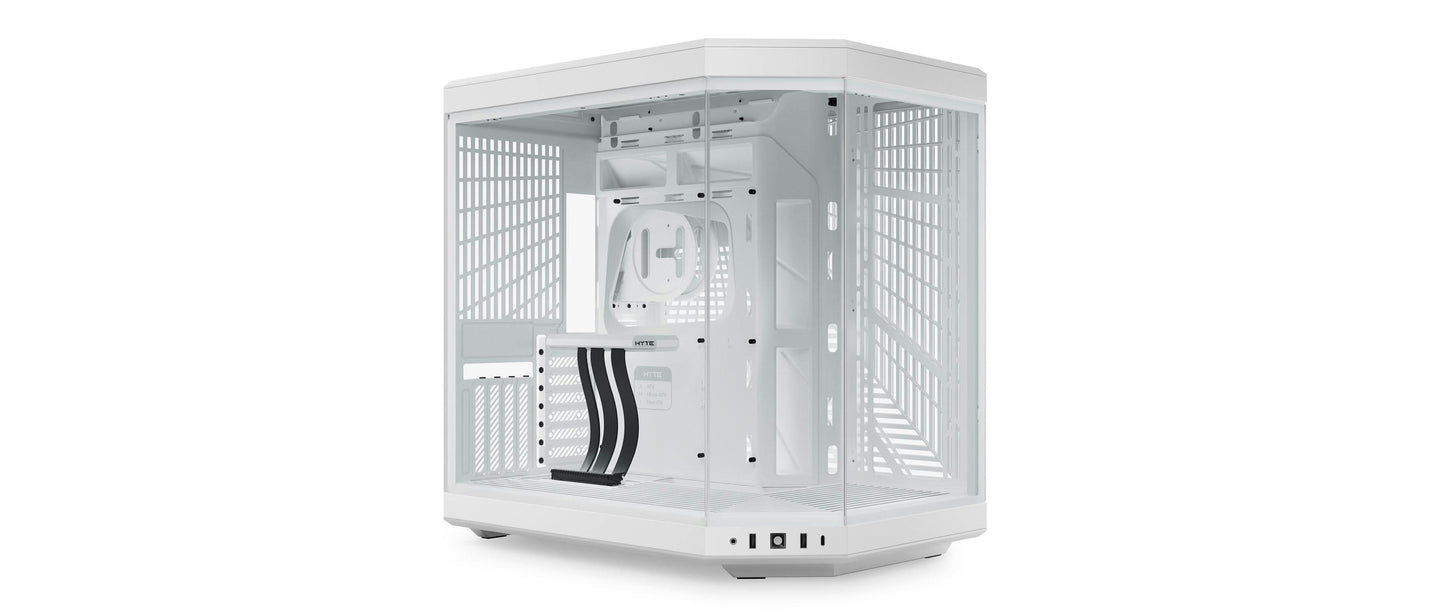 HYTE Y70 (E-ATX) MID TOWER CABINET (WHITE)