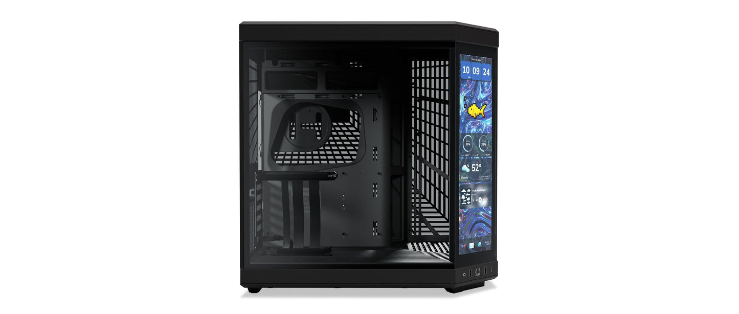 Hyte Y70 touch infinite (E-ATX) Mid Tower Cabinet (Black)