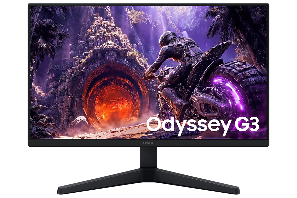 Samsung 24 Inch Odyssey G3 G30H FHD IPS Gaming Monitor, 200Hz, 1ms MPRT, HDR10, AMD FreeSync Premium, LS24HG300EWXXL