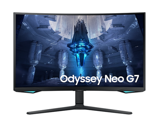 SAMSUNG ODYSSEY NEO G7 32 INCH LS32BG750NW UHD 165HZ CURVED GAMING MONITOR