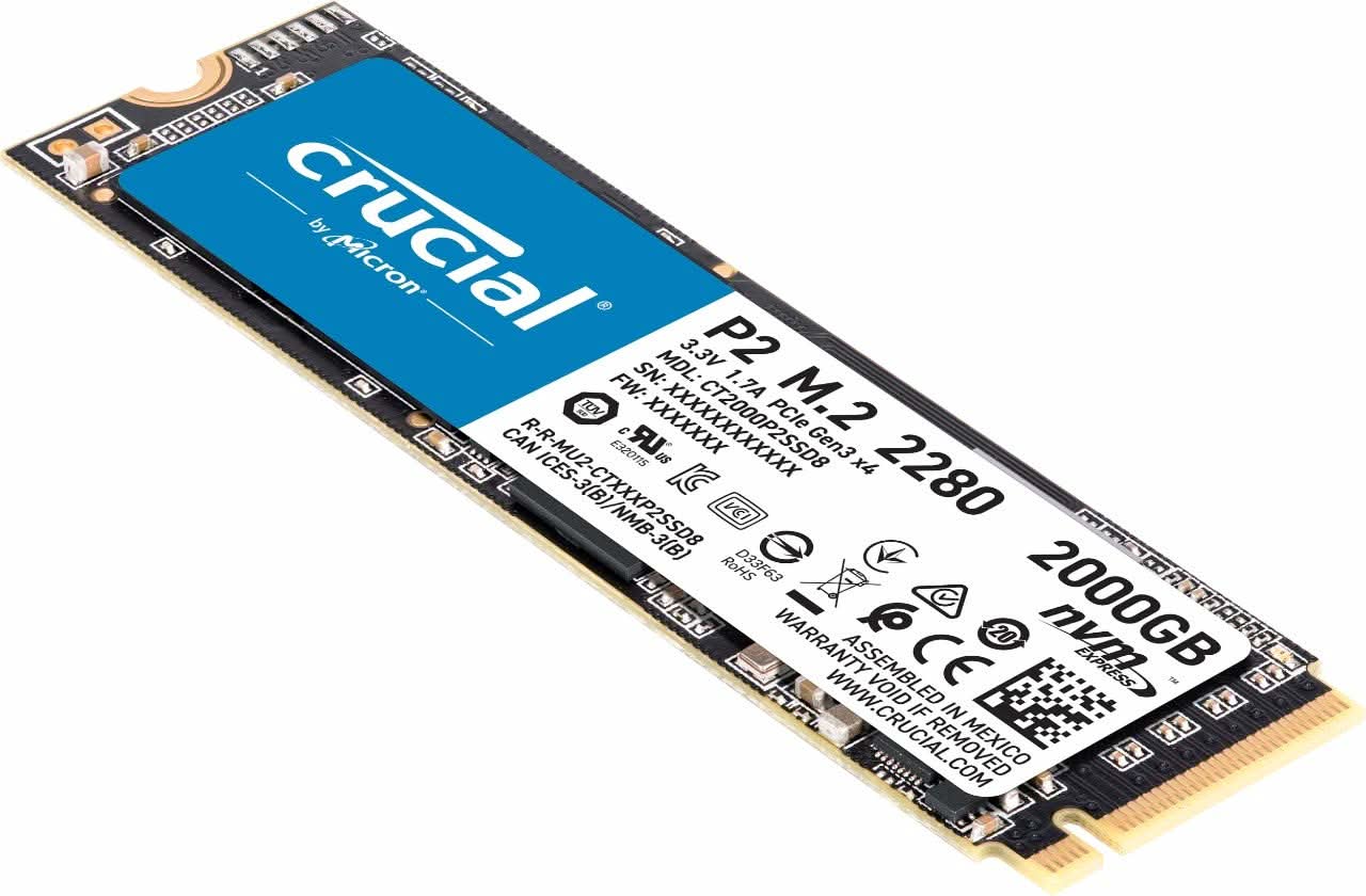 CRUCIAL 2TB NVME M.2 P2 INTERNAL SSD
