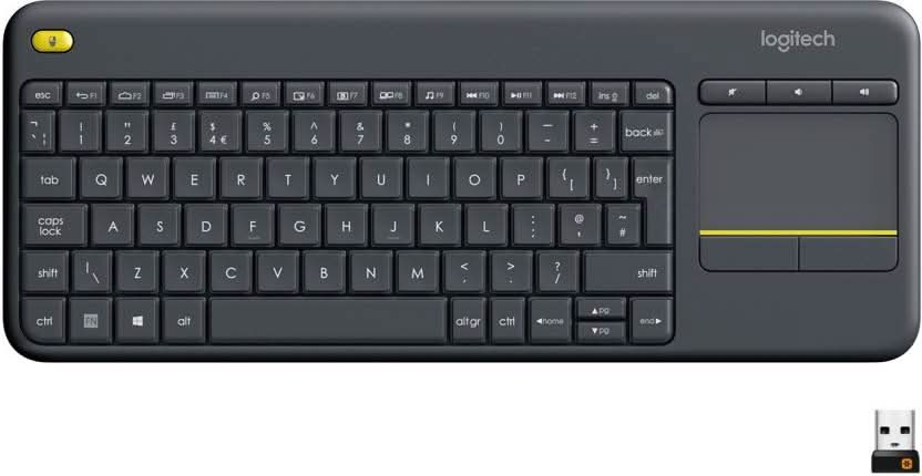 LOGITECH K400 PLUS WIRELESS TOUCH KEYBOARD