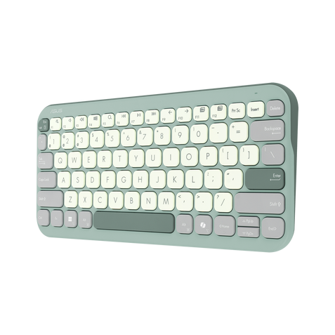 ASUS Marshmallow Wireless Keyboard KW100-GTL-CP with Copilot Key