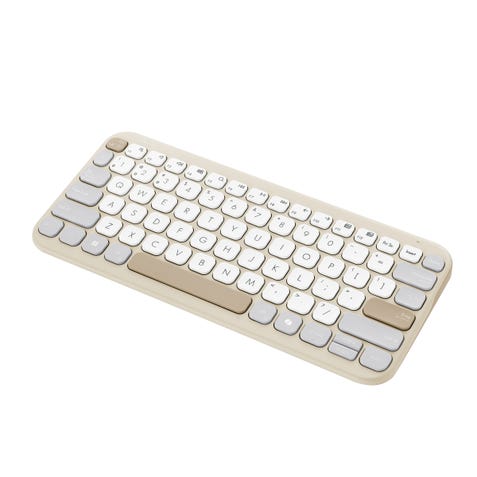 ASUS Marshmallow Wireless Keyboard KW100-OM-CP with Copilot Key