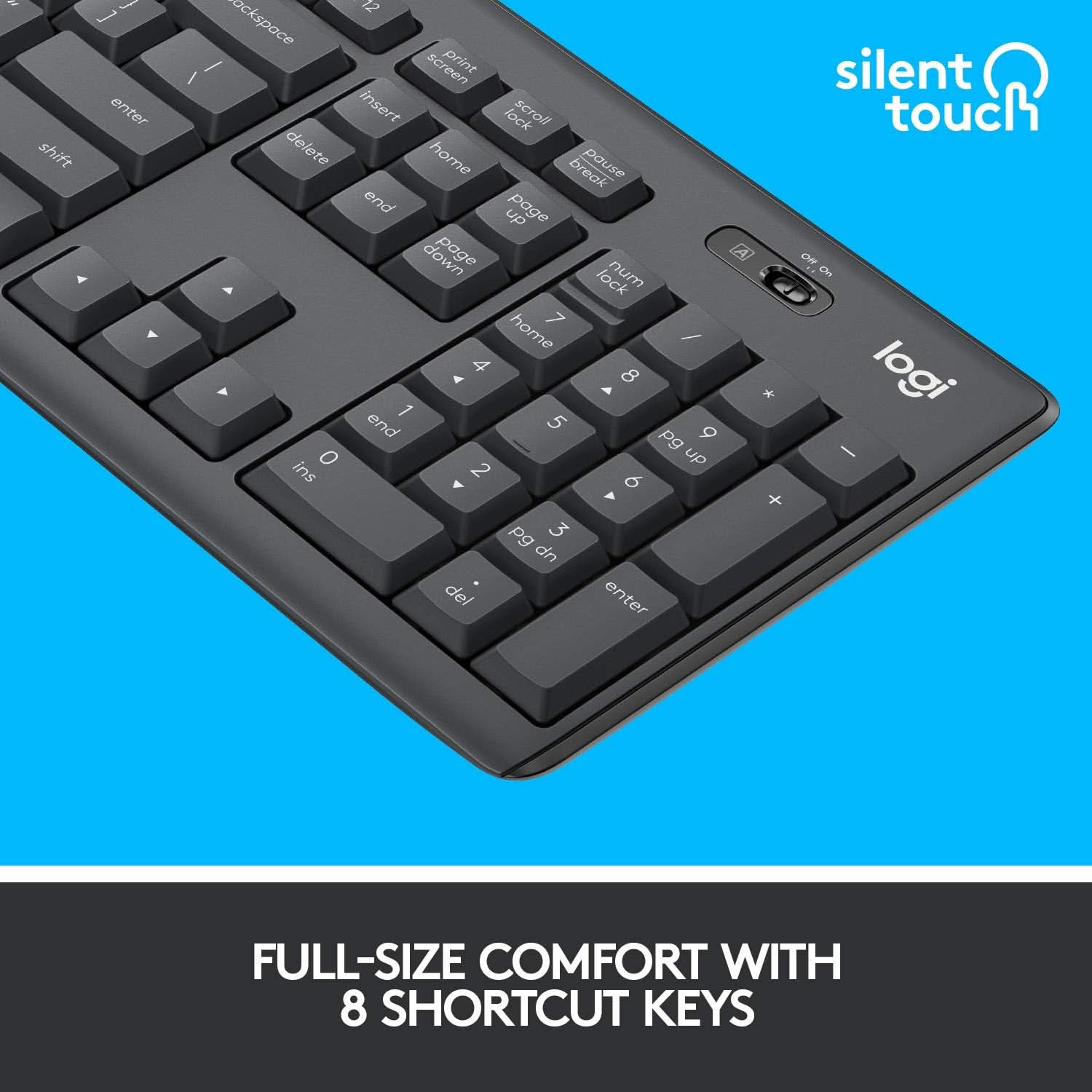 LOGITECH MK295 WIRELESS KEYBOARD AND MOUSE COMBO– Vishal Peripherals
