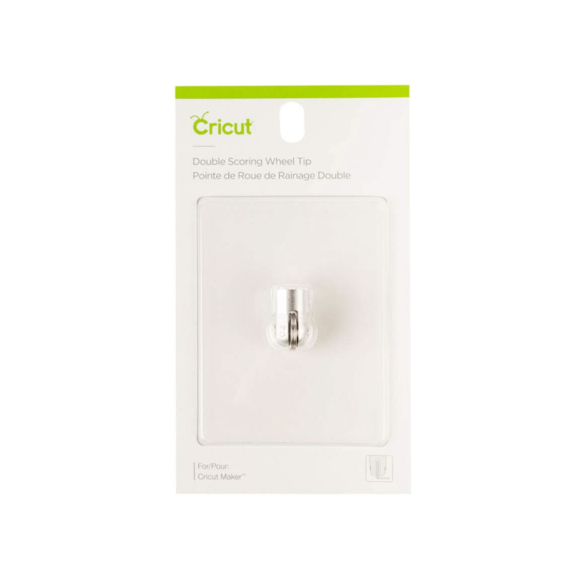 Cricut Double Scoring Wheel Tip 2007448 for Maker Series Cutting Machines