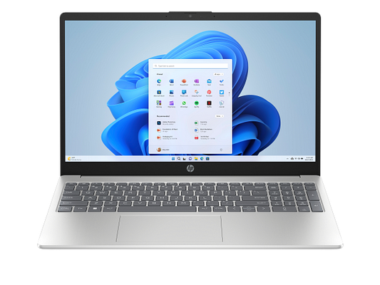 HP 15-FC0894AU 15.6 Inch FHD Laptop, AMD Ryzen 7 7730U, 8GB RAM, 256GB SSD, Windows 11 Home, Microsoft Office 2024, Silver