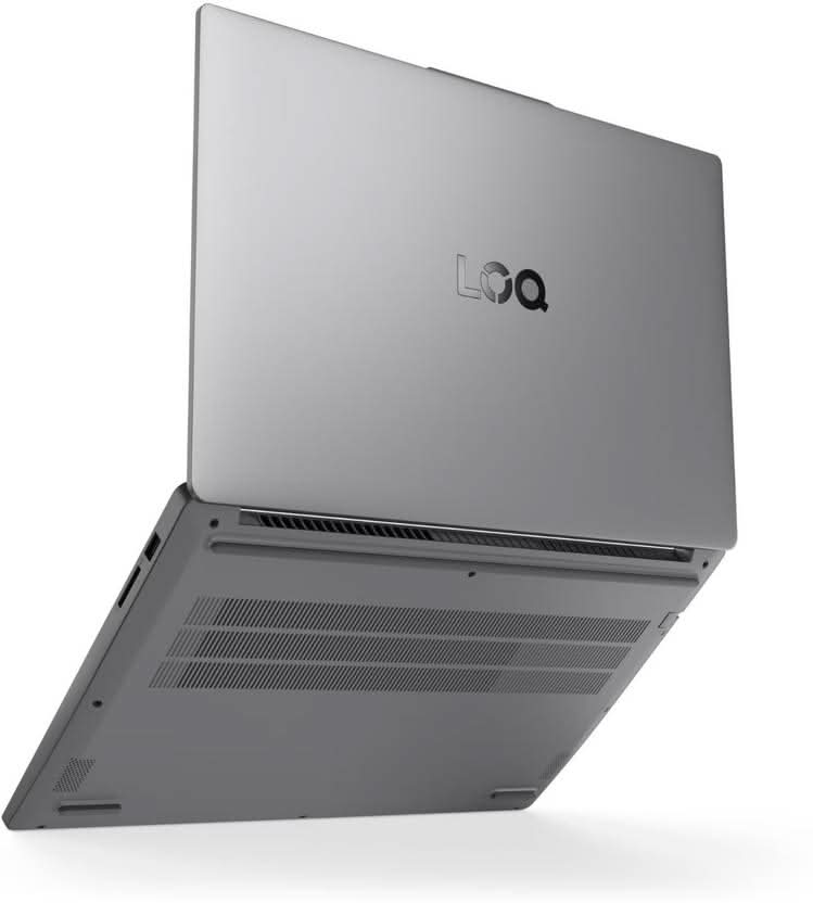 Lenovo LOQ 12th Gen Intel Core i7-12650HX, 16GB, 512GB SSD, GeForce RTX 4050-6GB GDDR6, 15.6 Inch FHD, Win 11 Home, MS Office 2024, Luna Grey, 83LK00D9IN