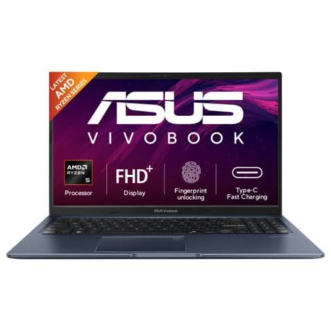 ASUS Vivobook 15, AMD Ryzen 5 150 Processor, 16GB, 512GB, AMD Radeon Graphics, 39.62 cms 15.6 Inch FHD, Windows 11 Home, Office Home 2024 and M365 Basic 1 Year Validity M1502NAQ-BQ118WS