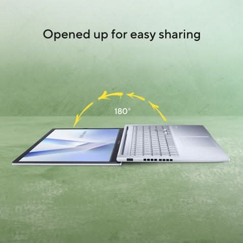 ASUS Vivobook 15, AMD Ryzen 7 170 Processor 16GB, 512GB, AMD Radeon Graphics, 39.62 cms, 15.6 Inch FHD, Windows 11 Home, Office Home 2024 and M365 Basic, 1 Year Validity, M1502NAQ-BQ121WS