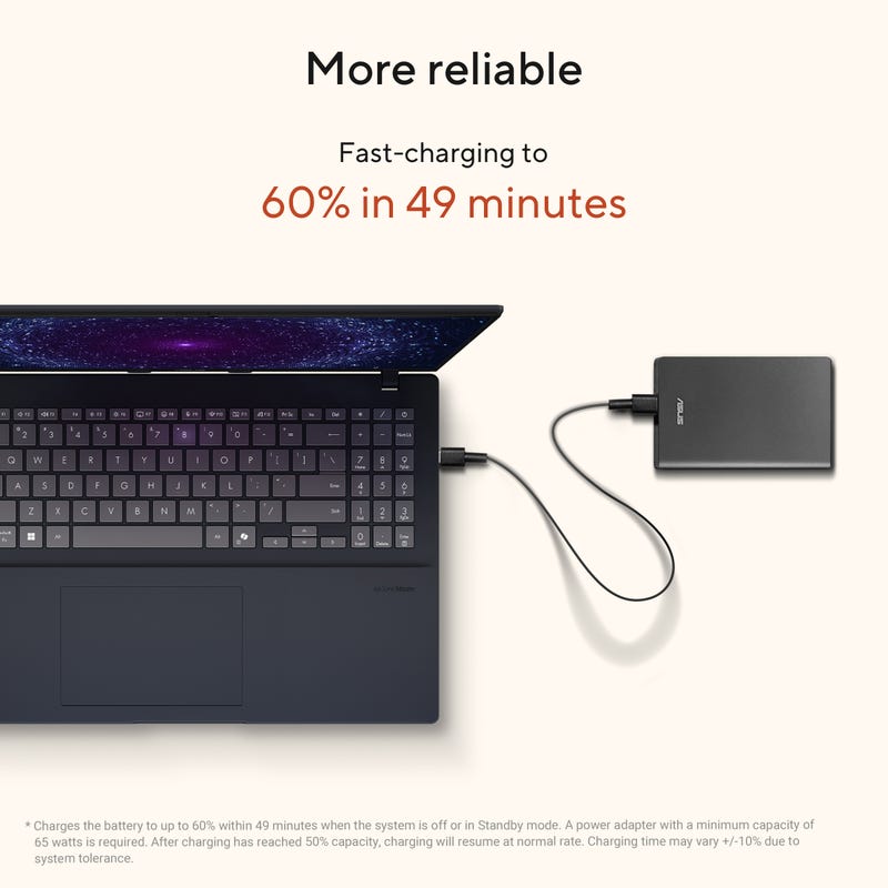 ASUS VIVOBOOK 16, AI POWERED LAPTOP, AMD RYZEN AI 7 350 (16GB/512GB/AMD RADEON GRAPHICS/16.0" WUXGA/WINDOWS 11 HOME/OFFICE HOME 2024 + M365 BASIC (1 YEAR VALIDITY)*) M1607KA-MB109WS