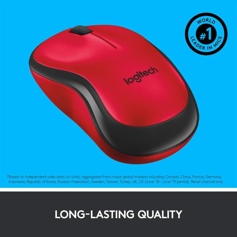 LOGITECH M221 SILENT RED