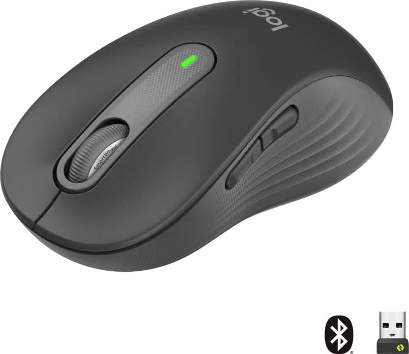 LOGITECH SIGNATURE M650 L FULL SIZE WIRELESS MOUSE GRAPHITE