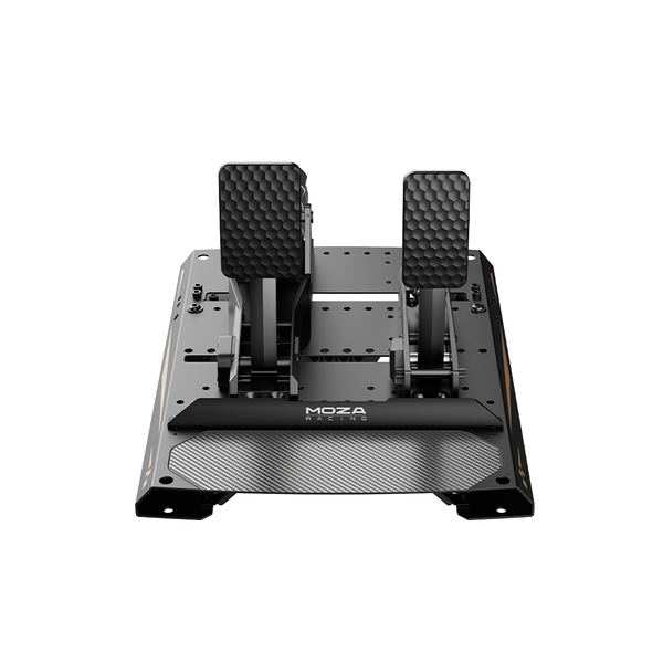 MOZA mBooster Active Pedal Set with CRP2 Throttle, Dual 200kg Load Cell, Active Force Feedback, Aluminum Alloy and Carbon Fiber