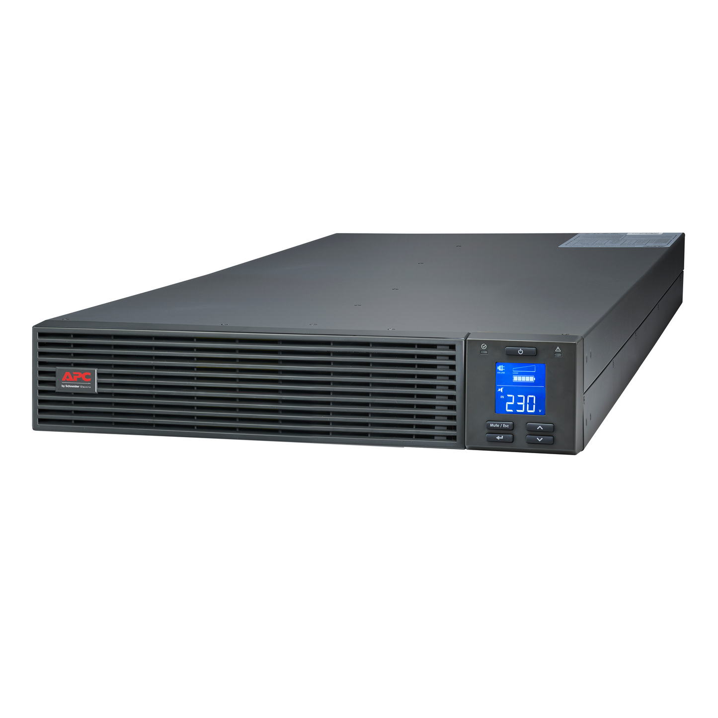APC Easy UPS On-Line SRV5KUXI-IN - 5kVA/5kW | 230V | 1x Hard wire 3-wire(1P+N+E) Outlets | Rackmount 2U | Intelligent Card Slot | Visual LCD and Audible Alarms | External battery, W/O rail kit | 2 years Warranty