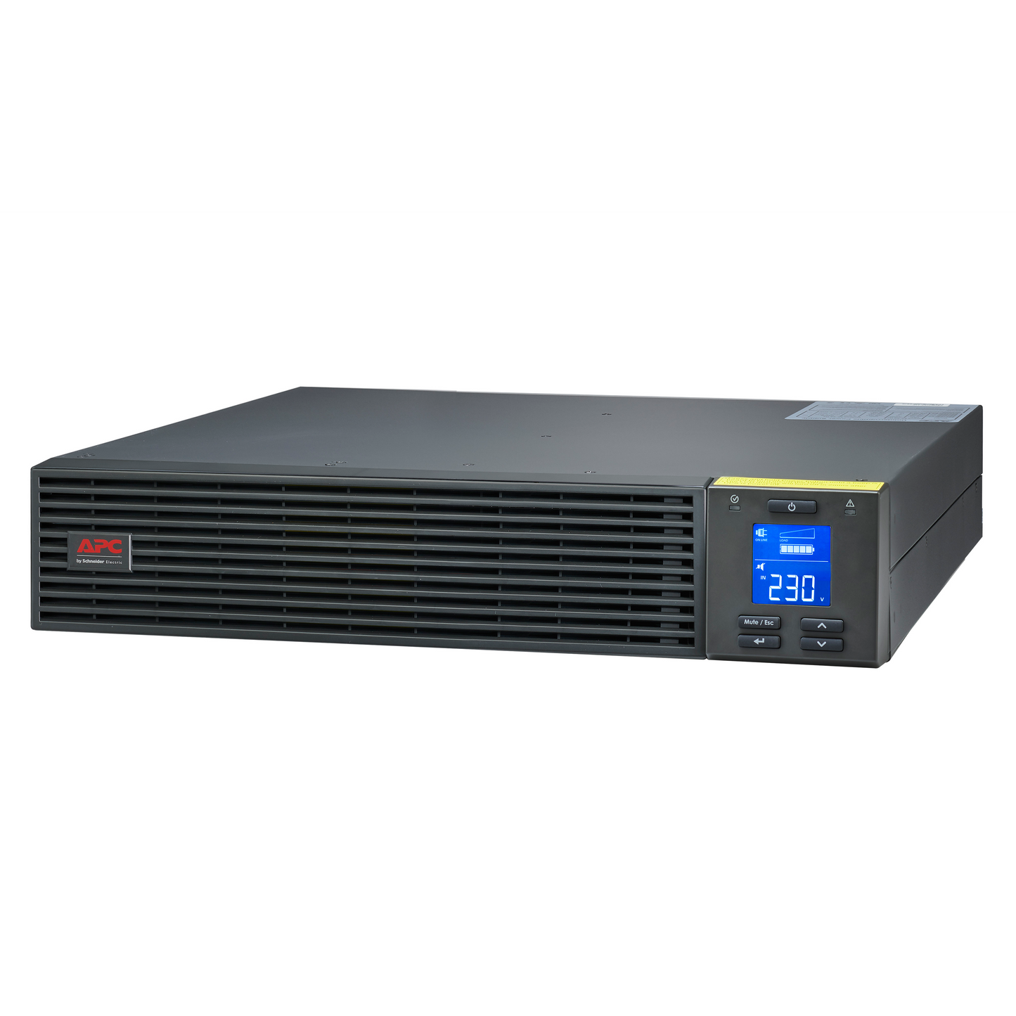 APC Easy UPS On-Line SRV3KUXI-IN - 3000VA/ 2400W | 230V | 3 India 3-pin 6A + 1x Hard wire 3-wire(1P+N+E) Outlets | Rackmount 2U | Intelligent Card Slot | Visual LCD and Audible Alarms | No battery, W/O rail kit | 2 years Warranty