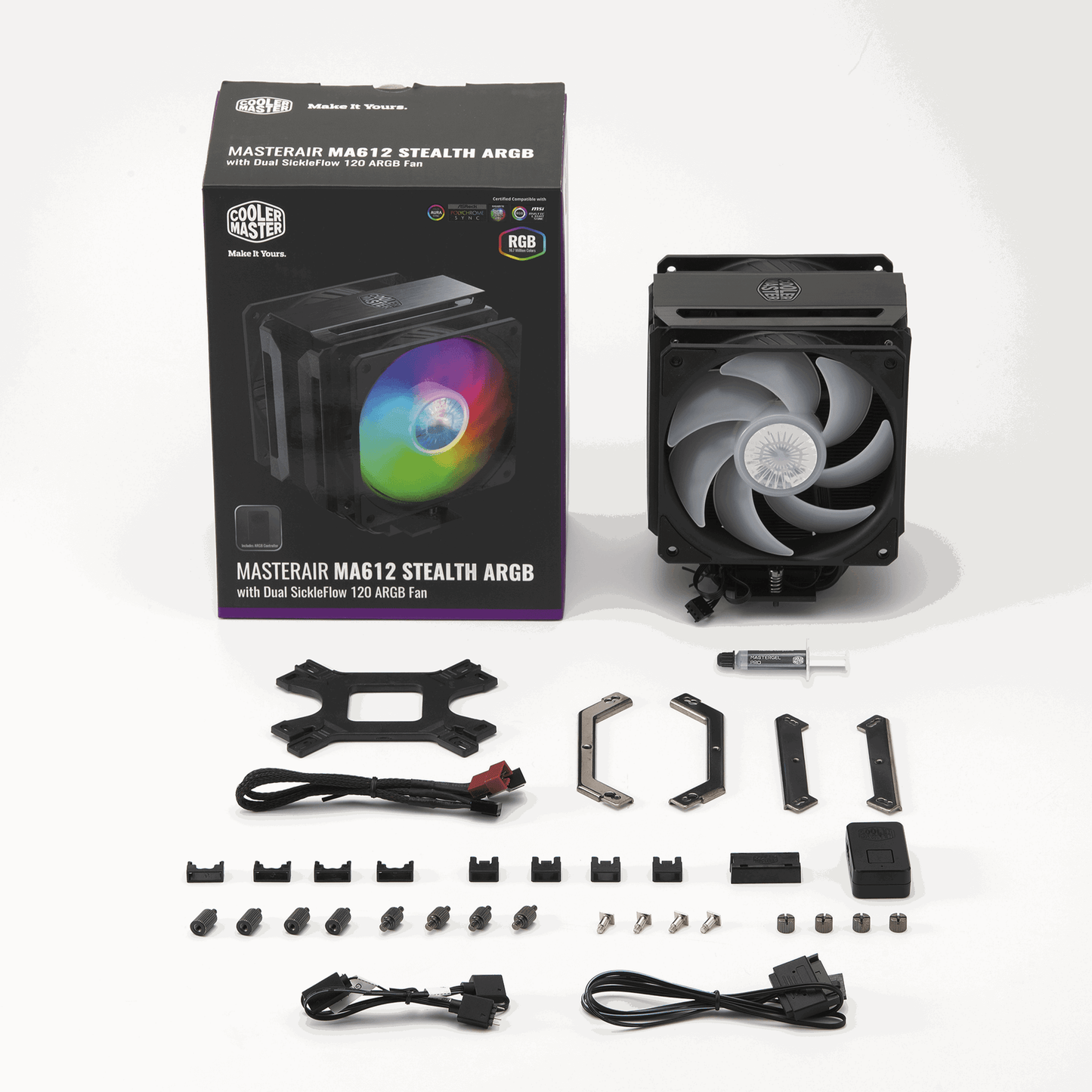 FAN-COOLER-MASTER-MASTERAIR-MA612-STEALTH-ARGB