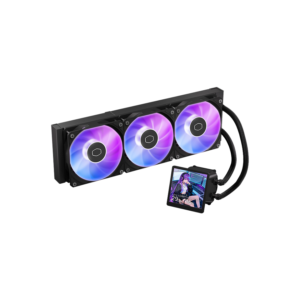 Cooler Master MasterLiquid Core LCD 360 ARGB Black AIO Cooler