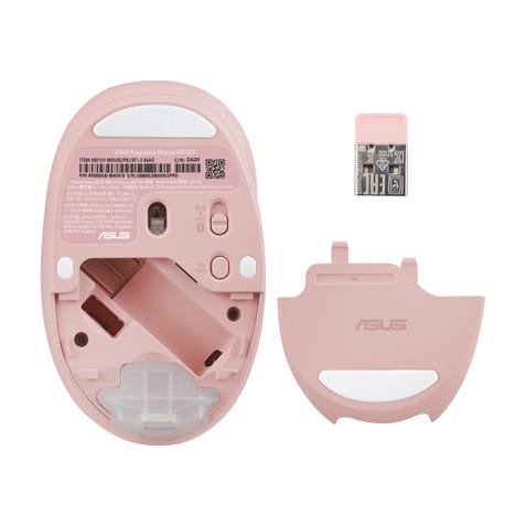 ASUS Fragrance Pink Mouse MD101-RC With Unique refillable fragrance design, Up to 2400DPI Resolution