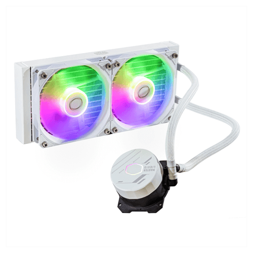 COOLER MASTER ML240 CORE 240MM ARGB AIO LIQUID COOLER WHITE