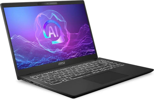 MSI Modern 15 H AI Intel Core Ultra 7 255H - (16 GB/1 TB SSD/Windows 11 Home) Modern 15 H AI C2HMG-233IN Laptop (15.6 Inch, Classic Black, 1.9 Kg, With MS Office)