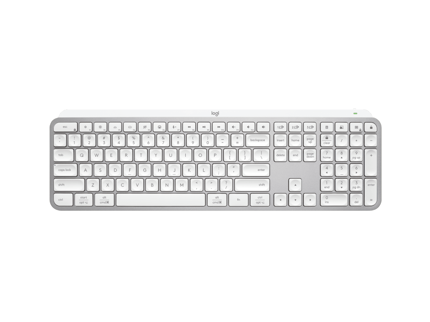 LOGITECH MX KEYS S WIRELESS KEYBOARD WHITE