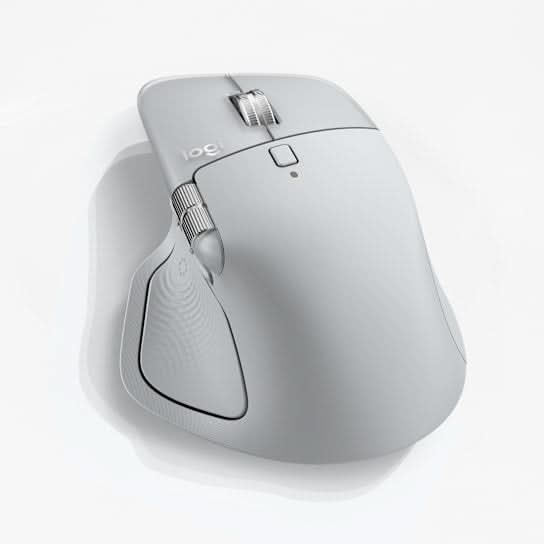 Logitech Master Series MX Master 4 Wireless Mouse Pale Gray