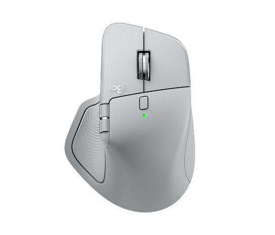 Logitech Master Series MX Master 4 Wireless Mouse Pale Gray