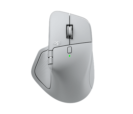 Logitech Master Series MX Master 4 Wireless Mouse Pale Gray
