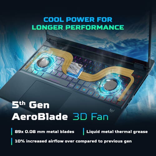 Acer Predator Helios Neo 16S AI Ultra 7 processor 255HX 16 GB DDR5 6400MHz Memory 1024GB PCIe NVMe SED SSD RTX 5060 8G-GDDR7 (4C*512*8*4) 28Gbps 16" OLED 240Hz DCI-P3 100% DDS W11 Abyssal Black