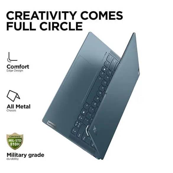 Lenovo Yoga 7i 2-in-1 Intel Core Ultra 5 125H, 16GB, 1TB SSD, Integrated Intel Arc Graphics, 14 Inch WUXGA, Win 11 Home, MS Office 2024, Tidal Teal, 83DJ00FVIN