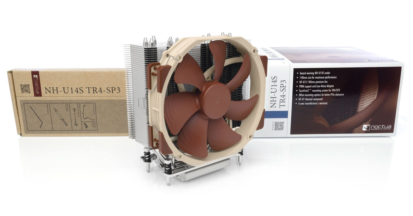 NOCTUA NH-U14S TR4-SP3 CPU AIR COOLER FOR AMD STRX4, TR4, SP3