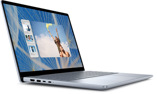 Dell Inspiron 14 7440 2-in-1 Laptop, Intel Core 5 120U, 16GB RAM, 512GB SSD, 14 Inch Touch Display, Windows 11, Microsoft Office 2024, Ice Blue