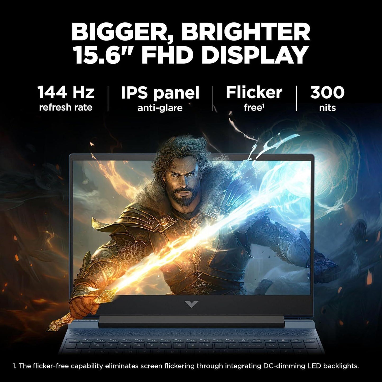 HP VICTUS 15 15-FB3036AX GAMING LAPTOP (AMD RYZEN 7 8645HS/16 GB/512 GB SSD/8GB-GEFORCE/WINDOWS 11 HOME/MSOFFICE/FULL HD)