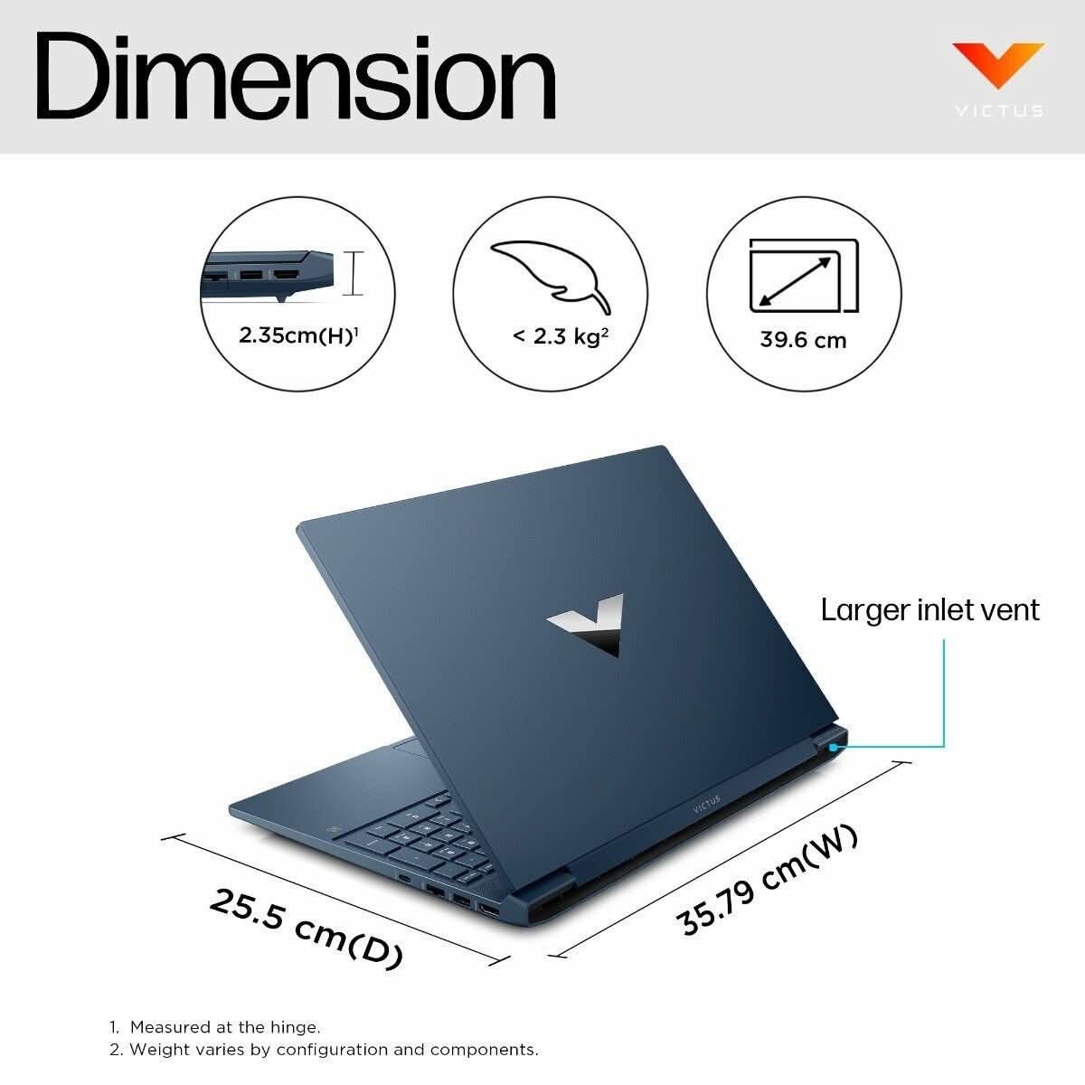 HP VICTUS 15-FB3012AX (R5-8645HS/16GB/512GB/W11 MS 24/6GB TRX 3050/BLUE)