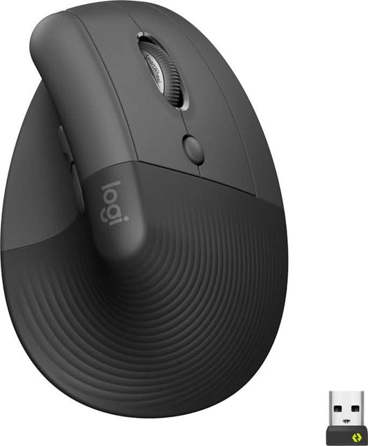 LOGITECH LIFT VERTICAL ERGONOMIC MOUSE WIRELESS GRAPHITE/BLACK