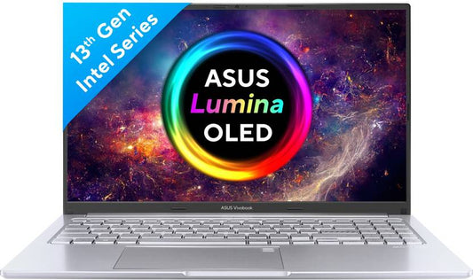 ASUS Vivobook 15 OLED Intel Core i5 13th Gen 1335U - (16 GB/512 GB SSD/Windows 11 Home) X1505VAU-LK544WS Thin and Light Laptop  (15.6 Inch, Transparent Silver, 1.70 Kg, With MS Office)