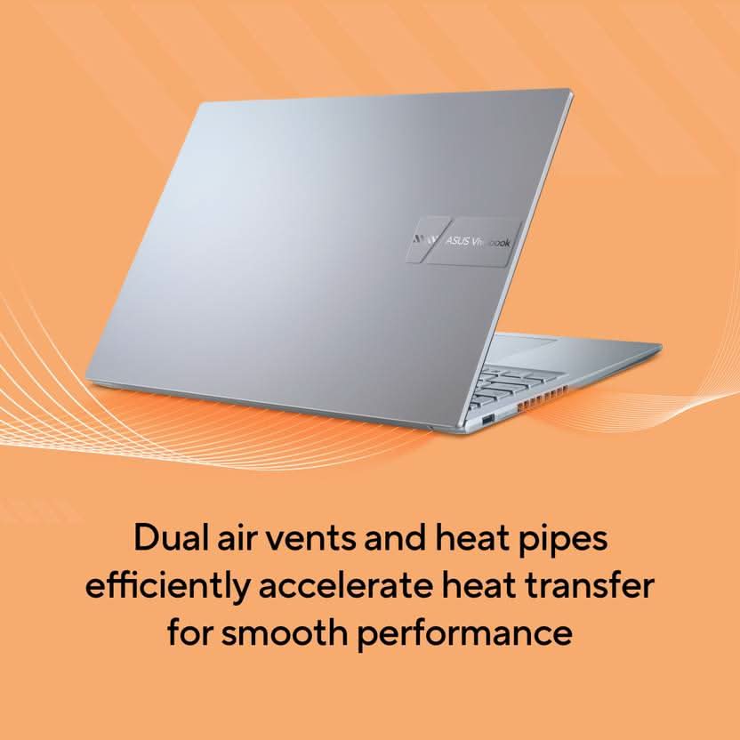 ASUS Vivobook 16 AMD Ryzen 7 Octa Core 7730U - (16 GB/512 GB SSD/Windows 11 Home) M1605YA-MB742WS Laptop  (16 Inch, Cool Silver, 1.88 Kg, With MS Office)