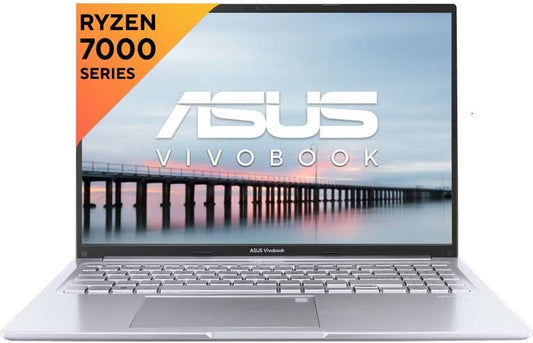 ASUS Vivobook 16 AMD Ryzen 7 Octa Core 7730U - (16 GB/512 GB SSD/Windows 11 Home) M1605YA-MB742WS Laptop  (16 Inch, Cool Silver, 1.88 Kg, With MS Office)