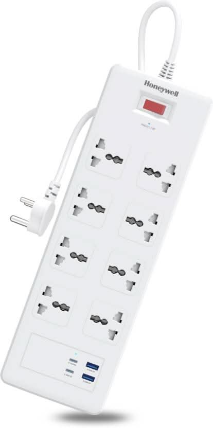 HONEYWELL (8 SOCKET+2 USB+ 2 TYPE-C) SURGE PROTECTOR