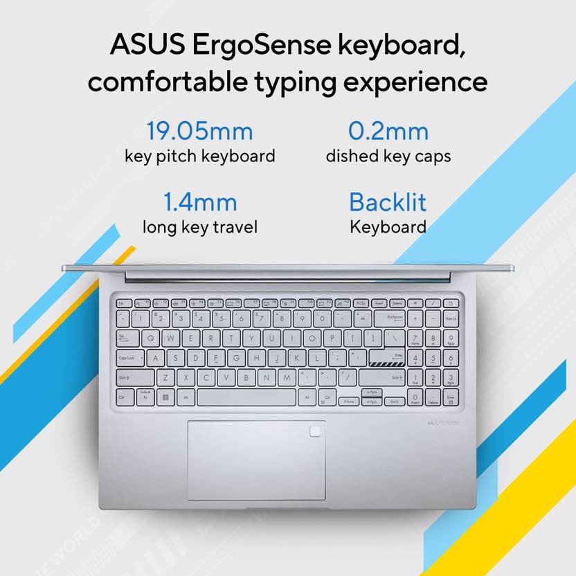 ASUS Vivobook 15 OLED Intel Core i5 13th Gen 1335U - (16 GB/512 GB SSD/Windows 11 Home) X1505VAU-LK544WS Thin and Light Laptop  (15.6 Inch, Transparent Silver, 1.70 Kg, With MS Office)