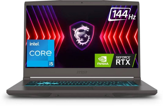 MSI Thin 15 Intel Core i5 13th Gen 13420H - (16 GB/512 GB SSD/Windows 11 Home/6 GB Graphics/NVIDIA GeForce RTX 3050/144 Hz) Thin 15 B13UDX-3223IN Gaming Laptop  (15.6 Inch, Cosmos Gray, 1.86 Kg)