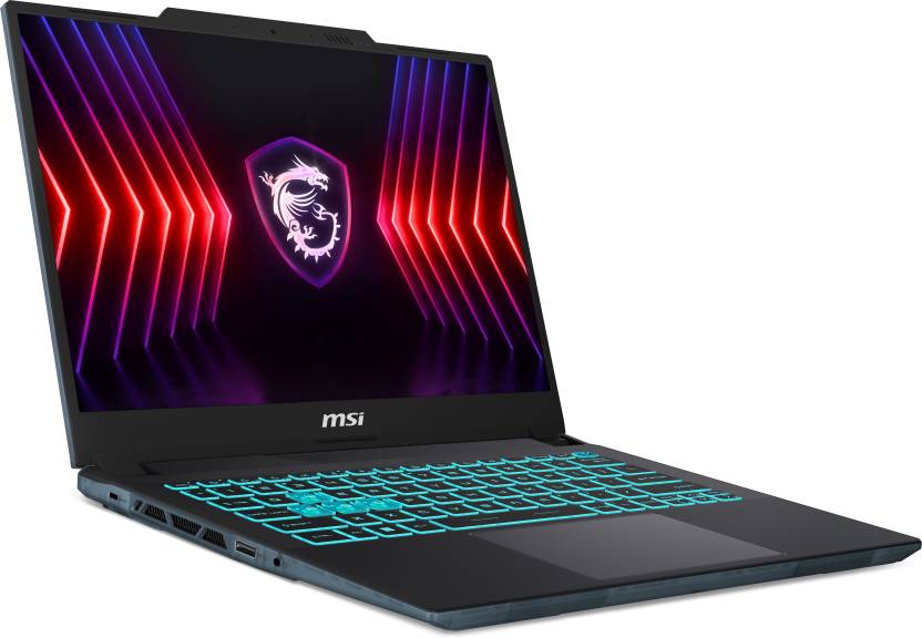 MSI CYBORG 14 INTEL CORE I5 13TH GEN 13420H - (8 GB/512 GB SSD/WINDOWS 11 HOME/6 GB GRAPHICS/NVIDIA GEFORCE RTX 3050) CYBORG 14 A13UDX-207IN GAMING LAPTOP  (14 INCH, TRANSLUCENT BLACK, 1.6 KG, WITH MS OFFICE)