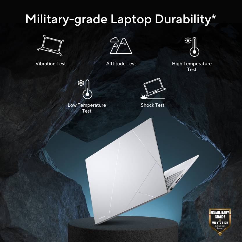 ASUS ZENBOOK 14 OLED (2025) WITH OFFICE 2024 + M365 BASIC*, AI PC INTEL CORE ULTRA 5 225H - (16 GB/1 TB SSD/WINDOWS 11 HOME) UX3405CA-PZ345WS THIN AND LIGHT LAPTOP (14 INCH, FOGGY SILVER, 1.28 KG, WITH MS OFFICE)
