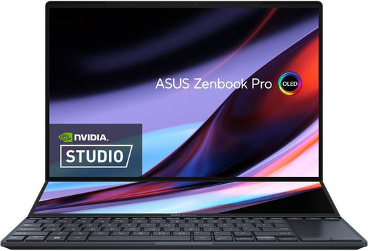 ASUS ZENBOOK PRO 14 DUO OLED WITH DUAL SCREEN TOUCH PANEL INTEL CORE I7 12TH GEN 12700H - (16 GB/1 TB SSD/WINDOWS 11 HOME/INTEL INTEGRATED IRIS XE) UX8402ZA-LM711WS