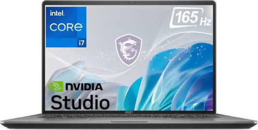 MSI Creator Z17 HX Studio Intel Core i7 14th Gen 14700HX - (32 GB/2 TB SSD/Windows 11 Pro/8 GB Graphics/NVIDIA GeForce RTX 4070/165 Hz) Creator Z17 HX Studio A14VGT-262IN Gaming Laptop (17 Inch, Lunar Grey, 2.49 Kg)
