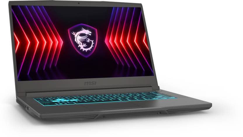 MSI Thin A15 AMD Ryzen 5 Hexa Core 7535HS - (16 GB/512 GB SSD/Windows 11 Home/4 GB Graphics/NVIDIA GeForce RTX 3050/144 Hz) Thin A15 B7UC-284IN Gaming Laptop (15.6 Inch, Cosmos Gray, 1.86 Kg, With MS Office)