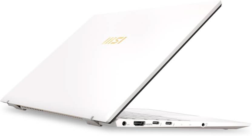 MSI Prestige 13 Evo Intel Core i5 12th Gen 1240P - (8 GB/512 GB SSD/Windows 11 Home) Prestige 13 Evo A12M-085IN Thin and Light Laptop (13.3 Inch, Pure White, 0.99 Kg)