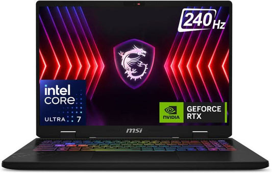 MSI Crosshair 16 HX AI Intel Core Ultra 7 255HX - (16 GB/1 TB SSD/Windows 11 Home/8 GB Graphics/NVIDIA GeForce RTX 5070/240 Hz/115 W) Crosshair 16 HX AI D2XWGKG Gaming Laptop  (16 inch, Cosmos Gray, 2.5 kg)