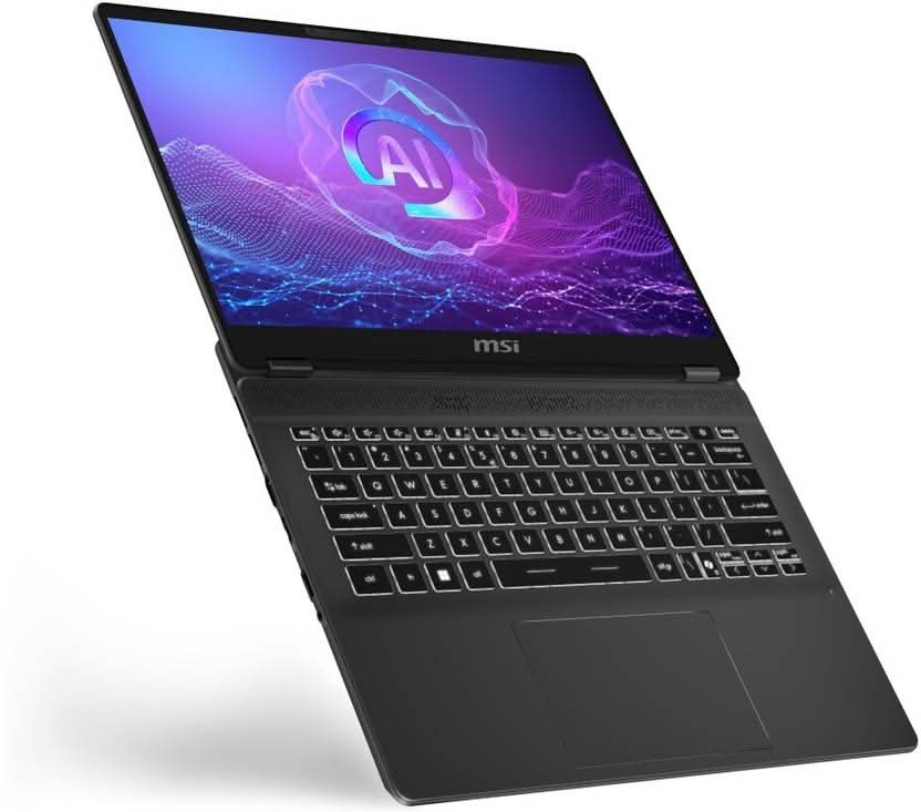 MSI Prestige 14 AI Evo Intel Core Ultra 7 255H - (32 GB/1 TB SSD/Windows 11 Home) Prestige 14 AI Evo C2HMG-087IN Thin and Light Laptop (14 Inch, Stellar Gray, 1.7 Kg, With MS Office)